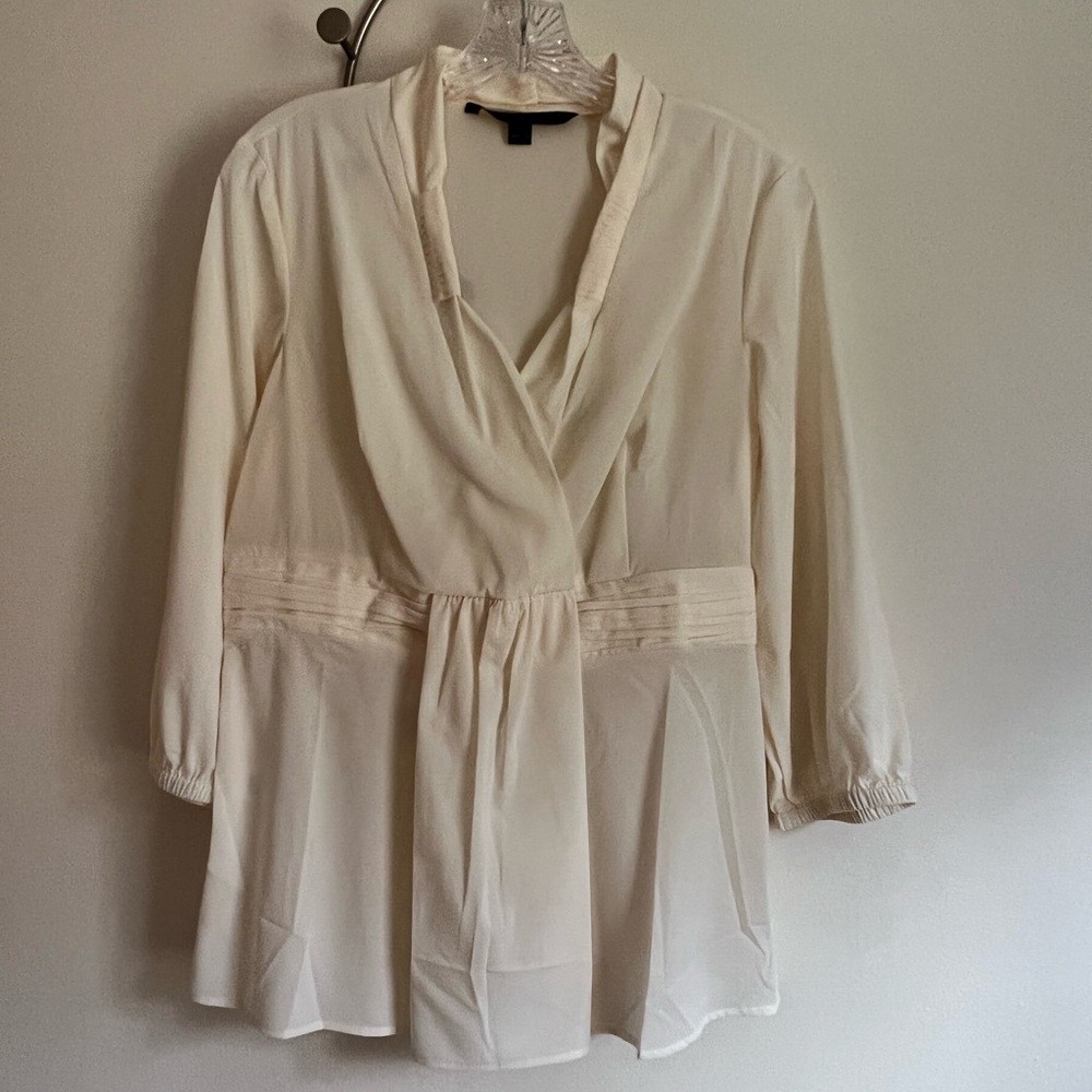 Elegant Cream Women's Top